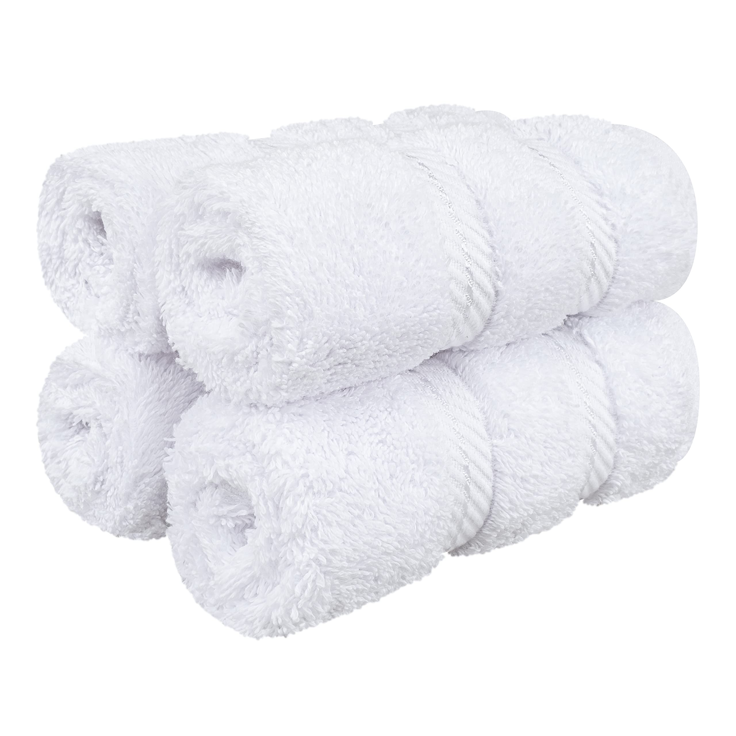 American Soft Linen Luxury 4 Piece Bath Towel Set, 600 GSM 100% Cotton Turkish Bath Towels for Bathroom, 27x54 in Large Bathroom Shower Towels, Dark Gray