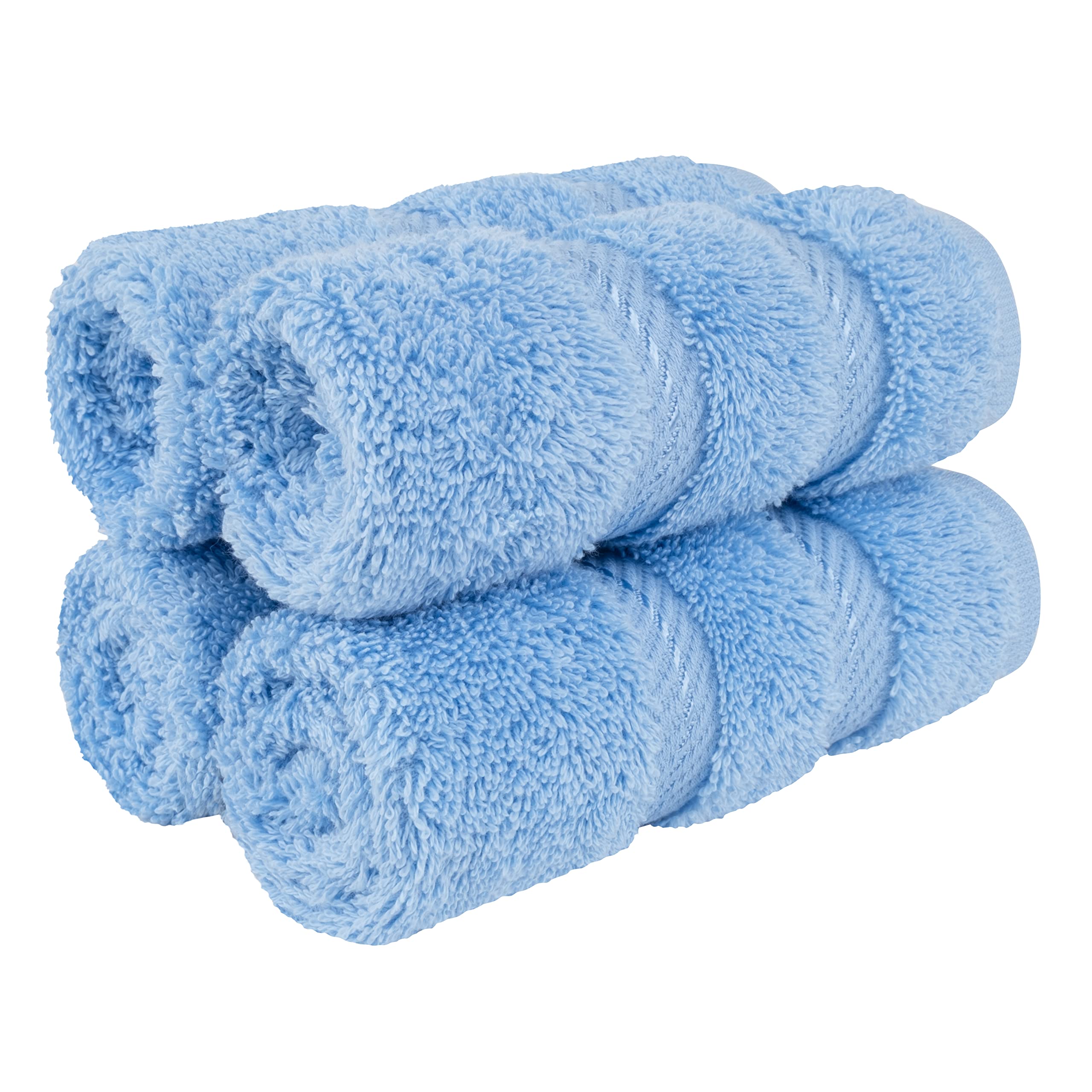 American Soft Linen Luxury 4 Piece Bath Towel Set, 600 GSM 100% Cotton Turkish Bath Towels for Bathroom, 27x54 in Large Bathroom Shower Towels, Dark Gray