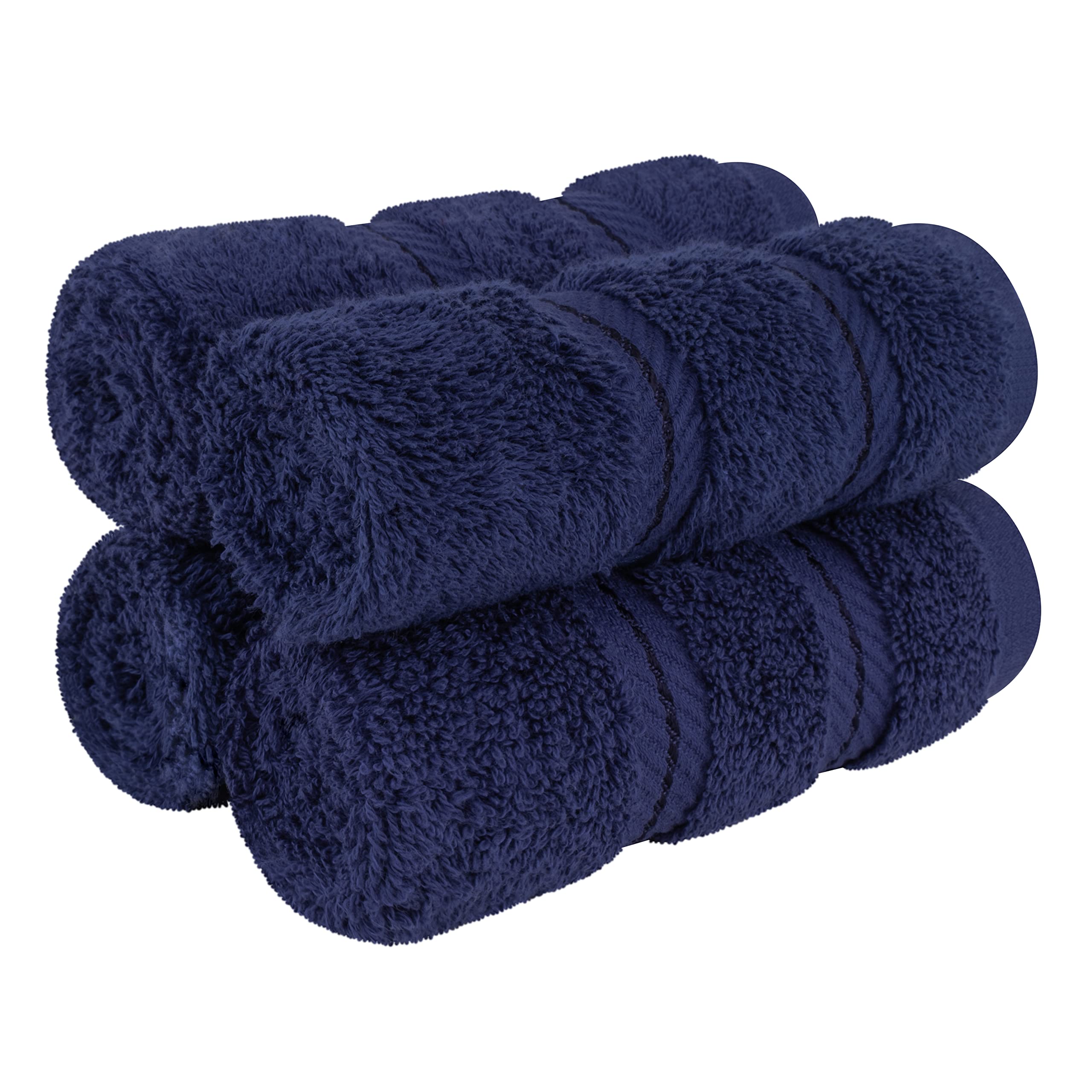 American Soft Linen Luxury 4 Piece Bath Towel Set, 600 GSM 100% Cotton Turkish Bath Towels for Bathroom, 27x54 in Large Bathroom Shower Towels, Dark Gray