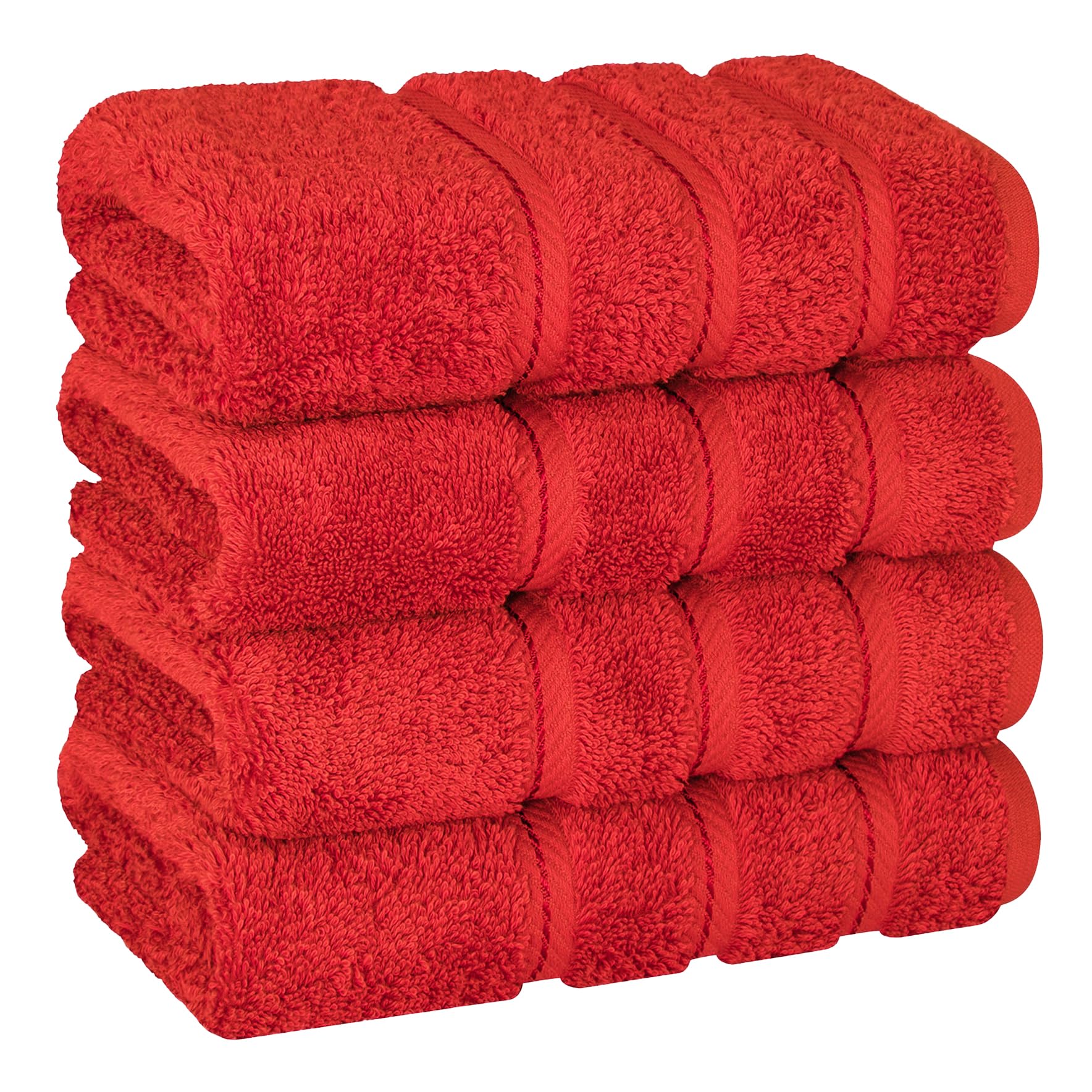 American Soft Linen Luxury 4 Piece Bath Towel Set, 600 GSM 100% Cotton Turkish Bath Towels for Bathroom, 27x54 in Large Bathroom Shower Towels, Dark Gray