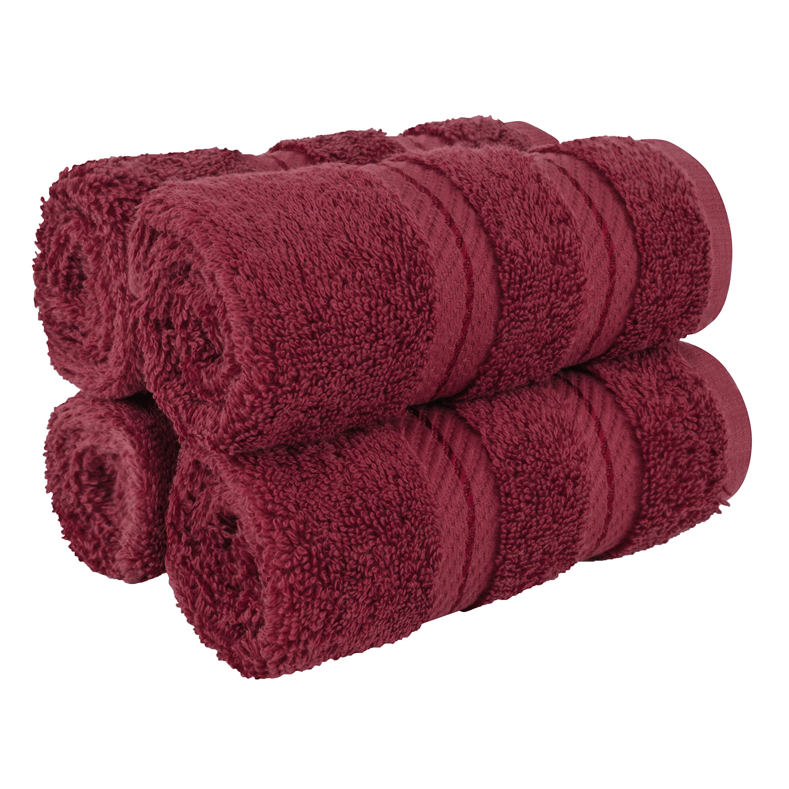 American Soft Linen Luxury 4 Piece Bath Towel Set, 600 GSM 100% Cotton Turkish Bath Towels for Bathroom, 27x54 in Large Bathroom Shower Towels, Dark Gray