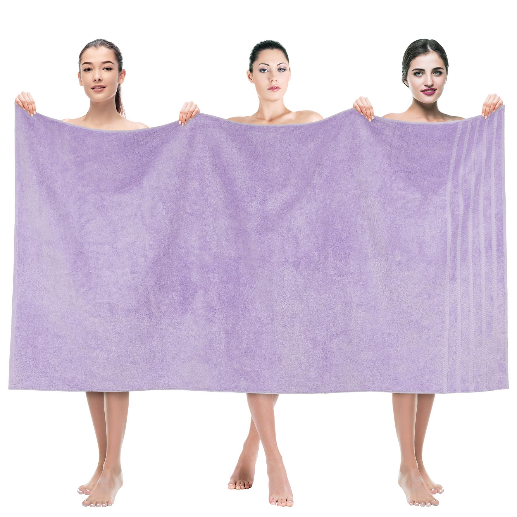 American Soft Linen Luxury 4 Piece Bath Towel Set, 600 GSM 100% Cotton Turkish Bath Towels for Bathroom, 27x54 in Large Bathroom Shower Towels, Dark Gray