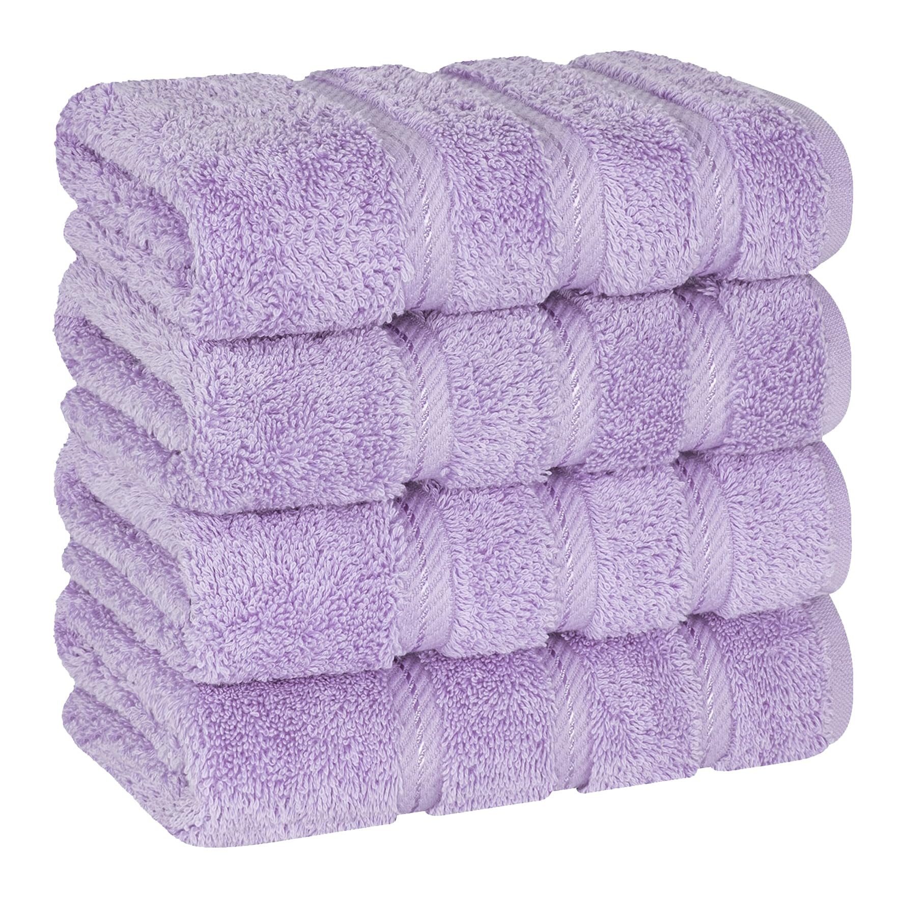 American Soft Linen Luxury 4 Piece Bath Towel Set, 600 GSM 100% Cotton Turkish Bath Towels for Bathroom, 27x54 in Large Bathroom Shower Towels, Dark Gray