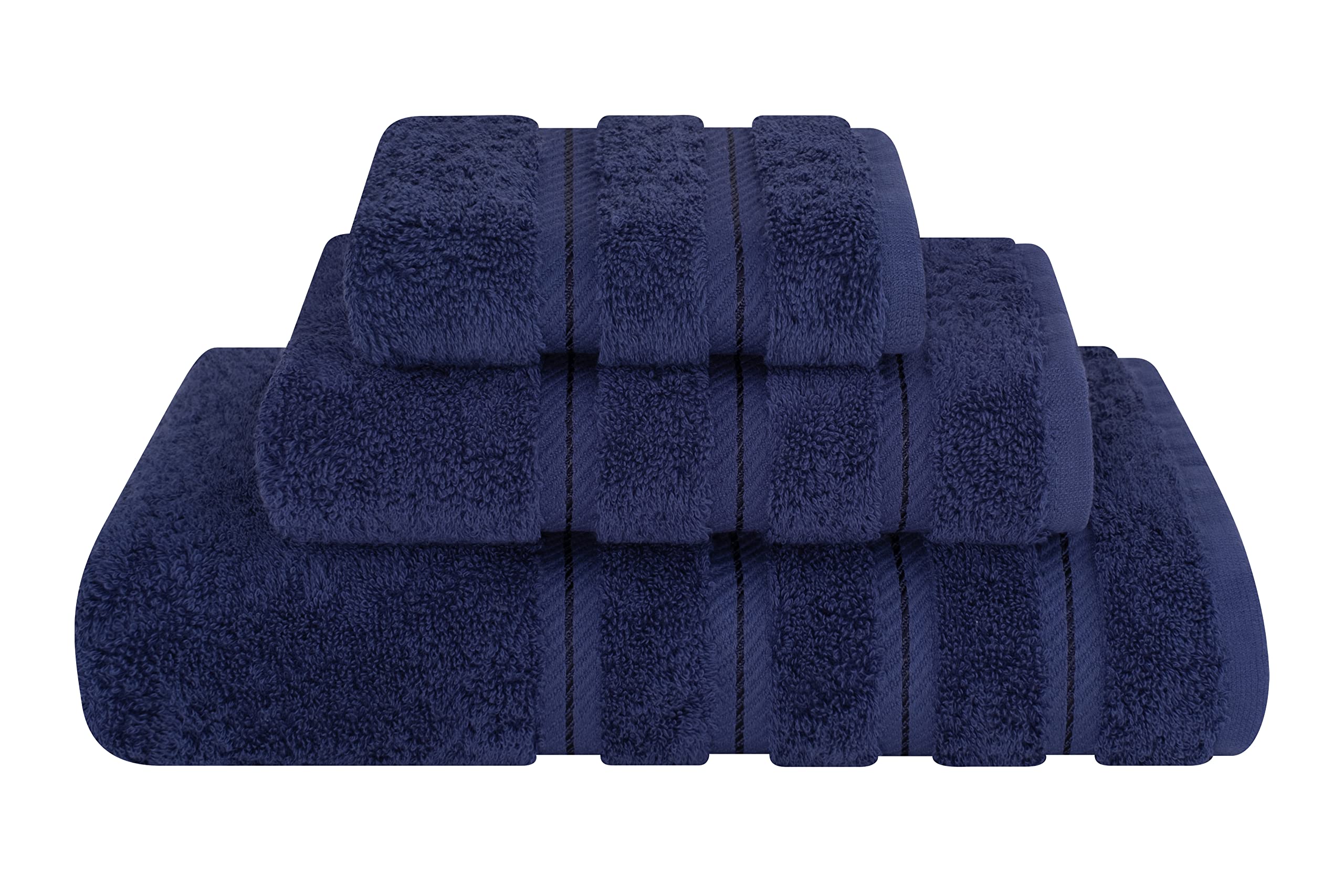 American Soft Linen Luxury 4 Piece Bath Towel Set, 600 GSM 100% Cotton Turkish Bath Towels for Bathroom, 27x54 in Large Bathroom Shower Towels, Dark Gray