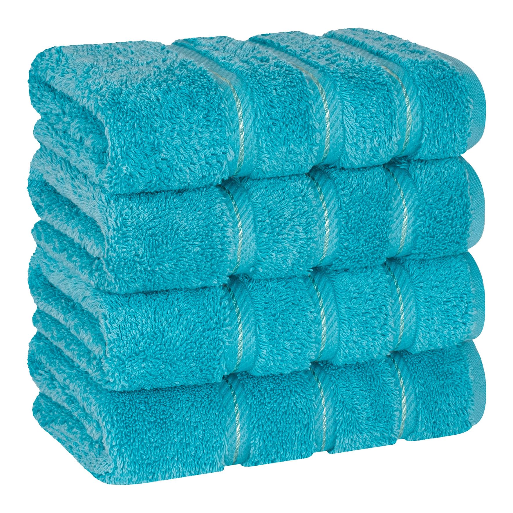 American Soft Linen Luxury 4 Piece Bath Towel Set, 600 GSM 100% Cotton Turkish Bath Towels for Bathroom, 27x54 in Large Bathroom Shower Towels, Dark Gray