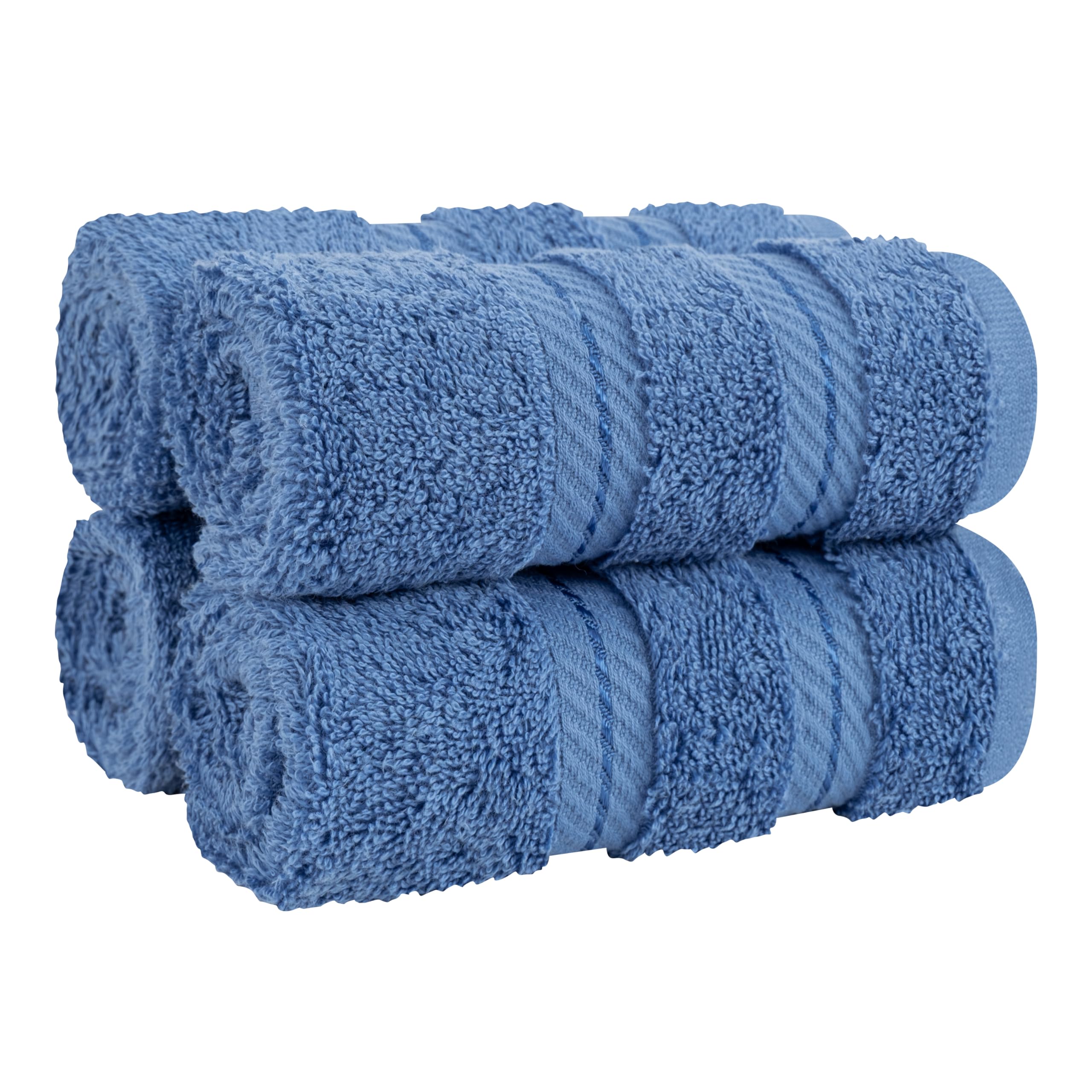 American Soft Linen Luxury 4 Piece Bath Towel Set, 600 GSM 100% Cotton Turkish Bath Towels for Bathroom, 27x54 in Large Bathroom Shower Towels, Dark Gray