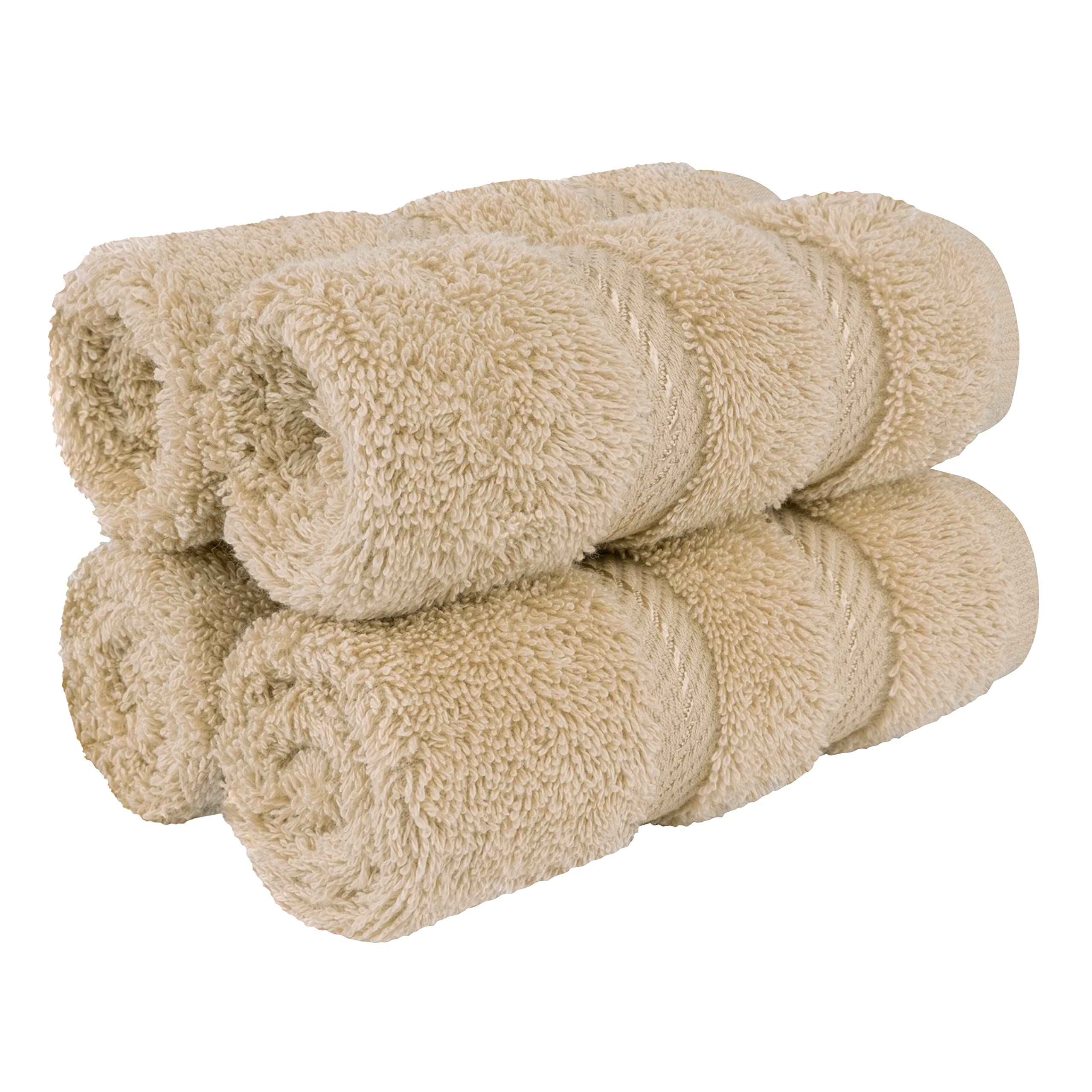 American Soft Linen Luxury 4 Piece Bath Towel Set, 600 GSM 100% Cotton Turkish Bath Towels for Bathroom, 27x54 in Large Bathroom Shower Towels, Dark Gray