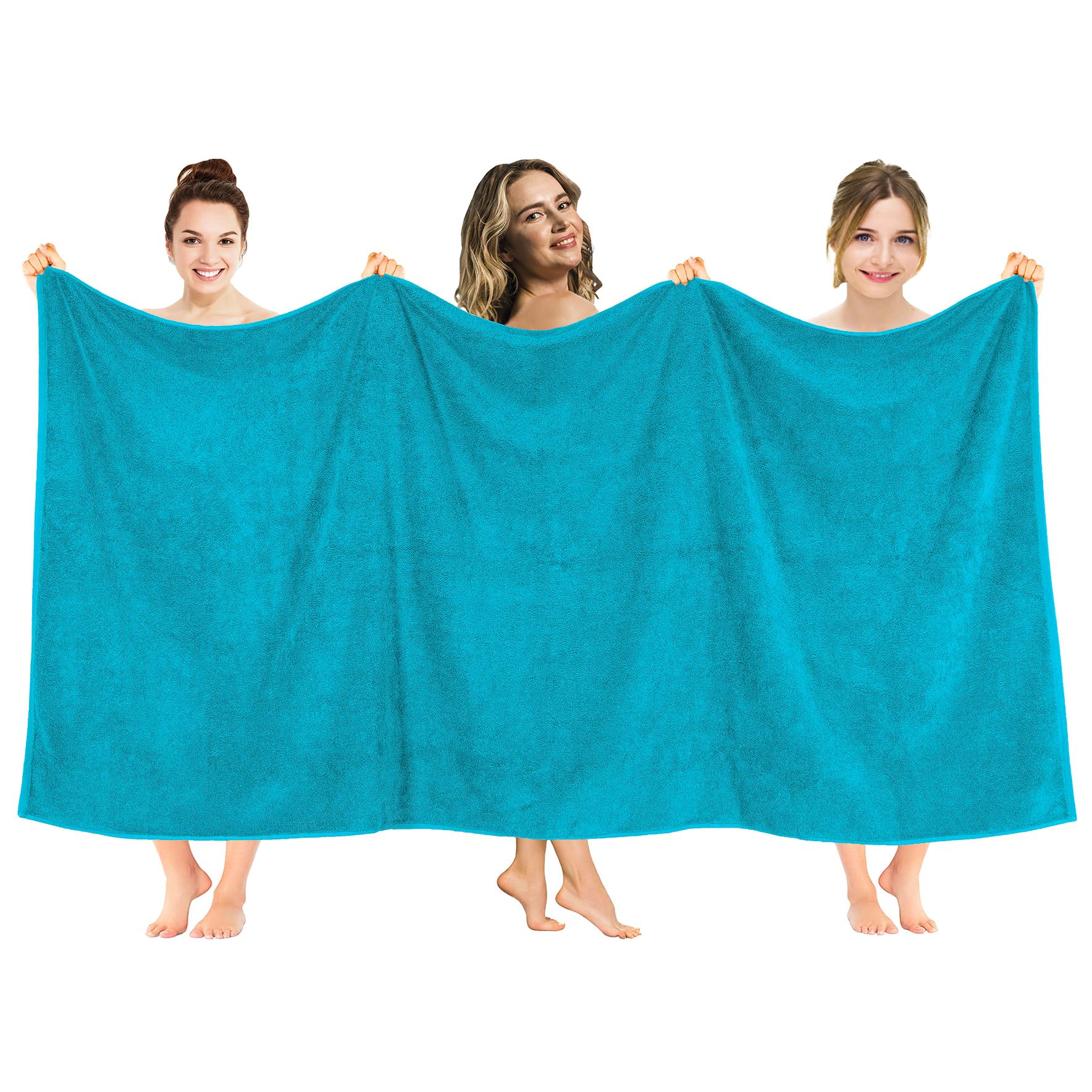 American Soft Linen Luxury 4 Piece Bath Towel Set, 600 GSM 100% Cotton Turkish Bath Towels for Bathroom, 27x54 in Large Bathroom Shower Towels, Dark Gray