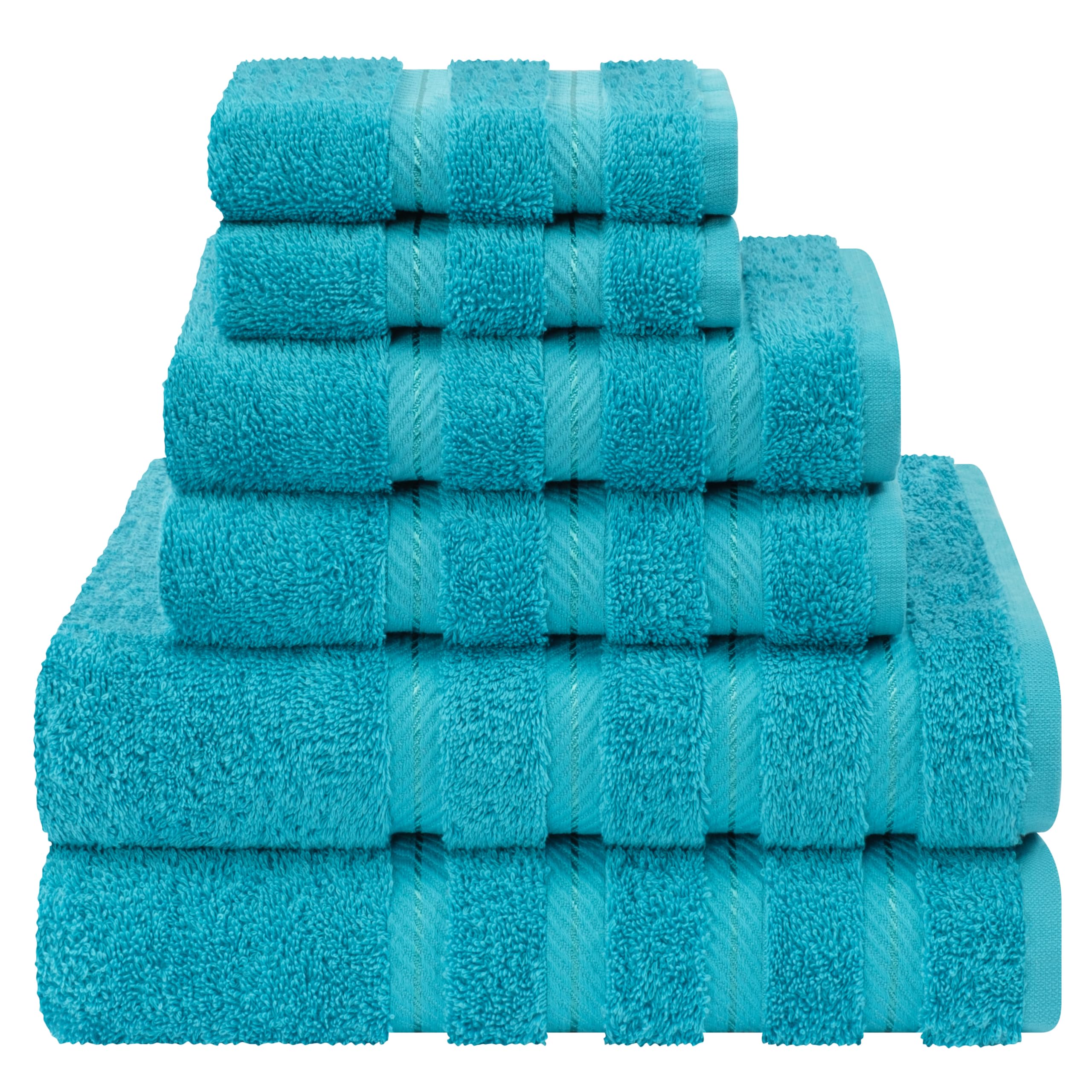 American Soft Linen Luxury 4 Piece Bath Towel Set, 600 GSM 100% Cotton Turkish Bath Towels for Bathroom, 27x54 in Large Bathroom Shower Towels, Dark Gray