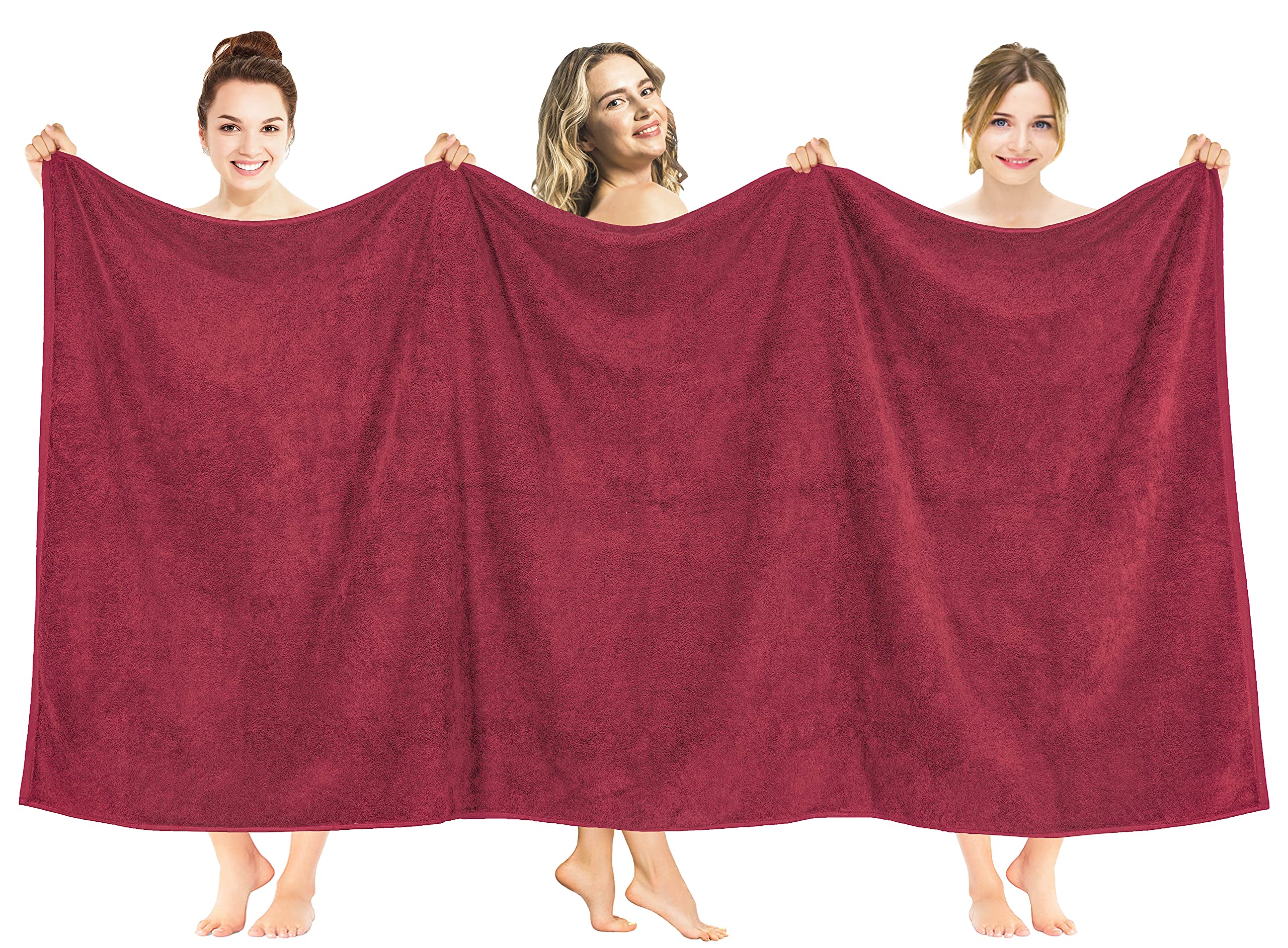 American Soft Linen Luxury 4 Piece Bath Towel Set, 600 GSM 100% Cotton Turkish Bath Towels for Bathroom, 27x54 in Large Bathroom Shower Towels, Dark Gray