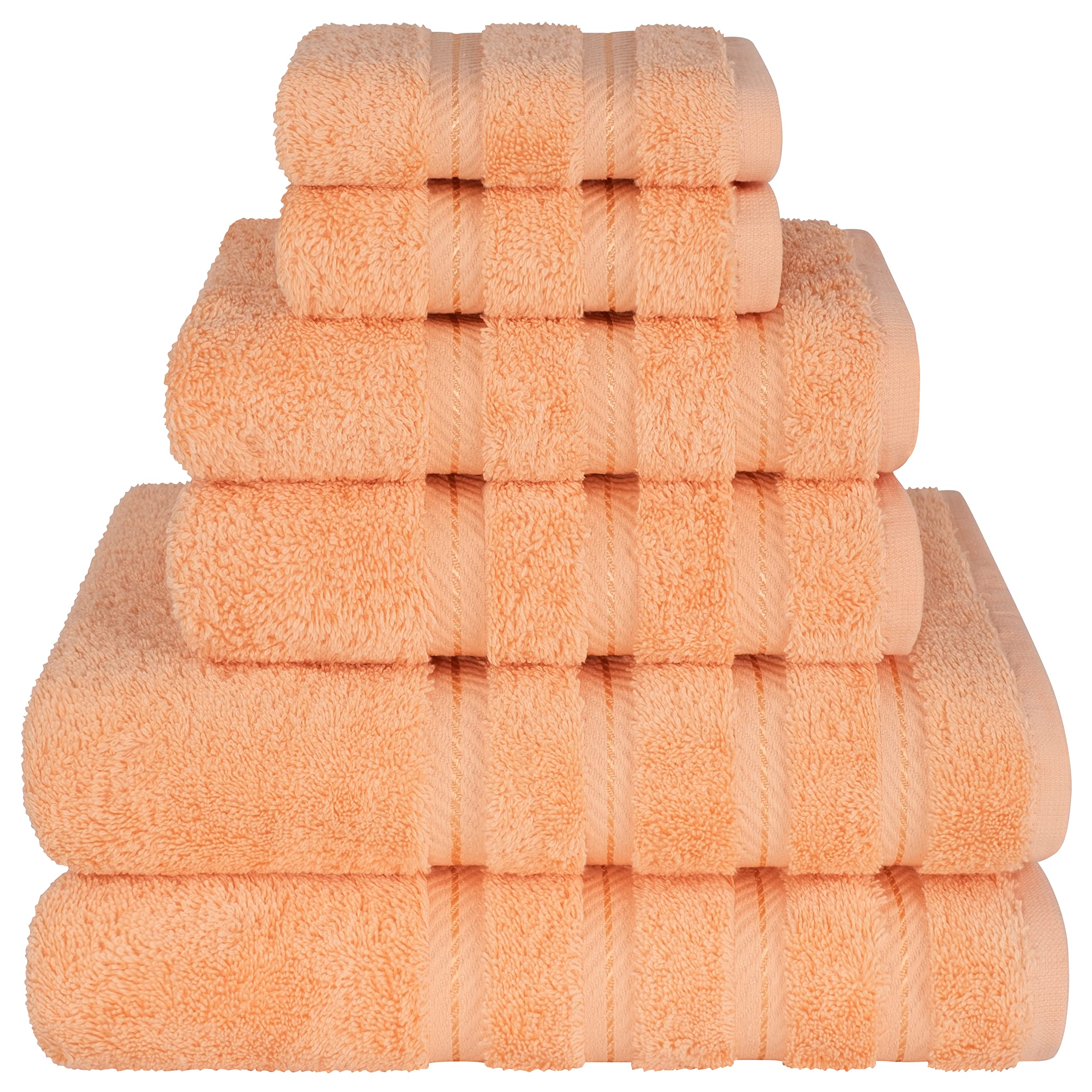 American Soft Linen Luxury 4 Piece Bath Towel Set, 600 GSM 100% Cotton Turkish Bath Towels for Bathroom, 27x54 in Large Bathroom Shower Towels, Dark Gray